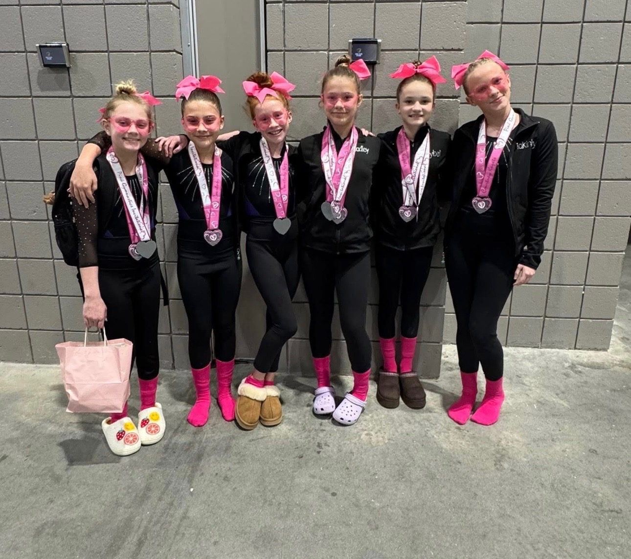 SGC athletes with medals